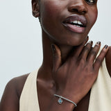 Pendente Cerchio Eterno Azzurro Marzo - Gioielleria Fondente