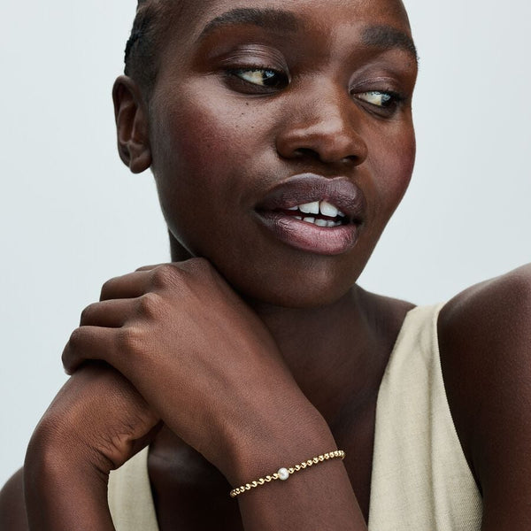 Bracciale con Perla d’Acqua Dolce Coltivata e Sfere