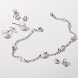 Bracciale Catena Con Perle d’Acqua Dolce Coltivate