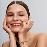 Charm Pendente Cuore Rosso con Freccia Girevole