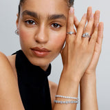 Anello Doppia Fascia con Cuore