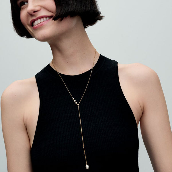 Collana Regolabile con Perle d’Acqua Dolce Coltivate