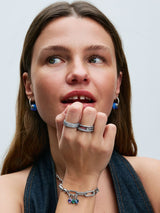 Charm Mini Pendente Blue Chakra Heart Pandora ME