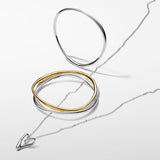 Collana Cuore Linea Sinuosa