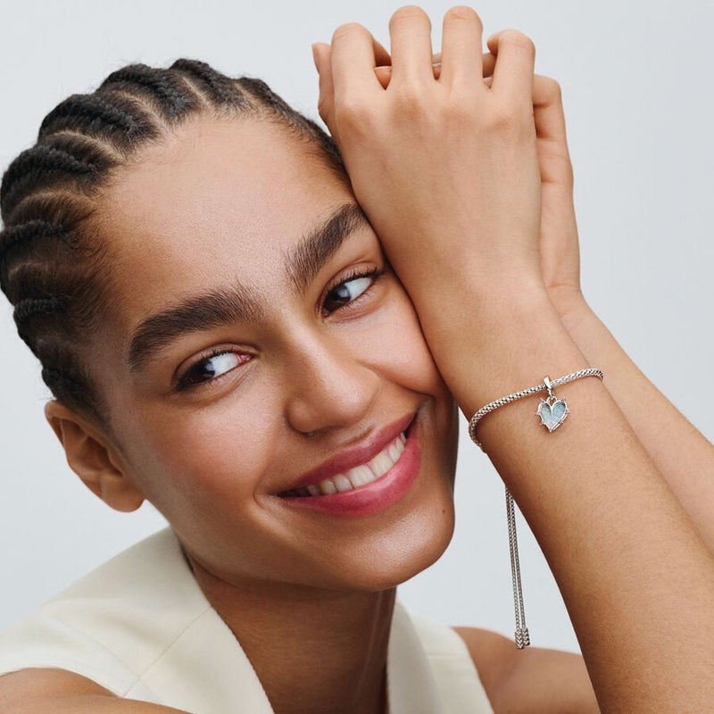 Charm Pendente Cuore dell'Amicizia Opale