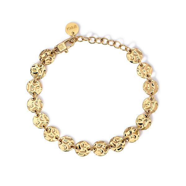 Bracciale in acciaio 316L PVD giallo