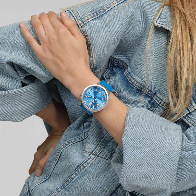 Orologio Blue in the works