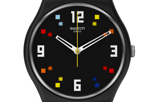 Orologio Black Carousel Squares