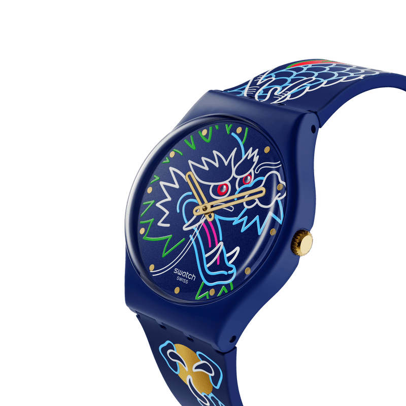 Orologio Dragon In Waves