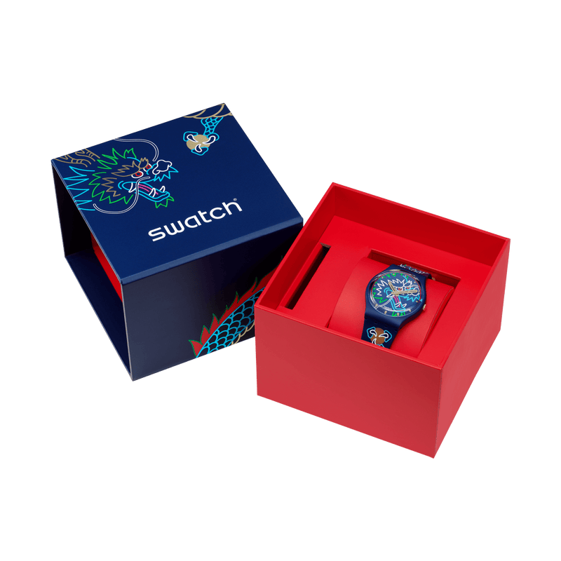 Orologio Dragon In Waves