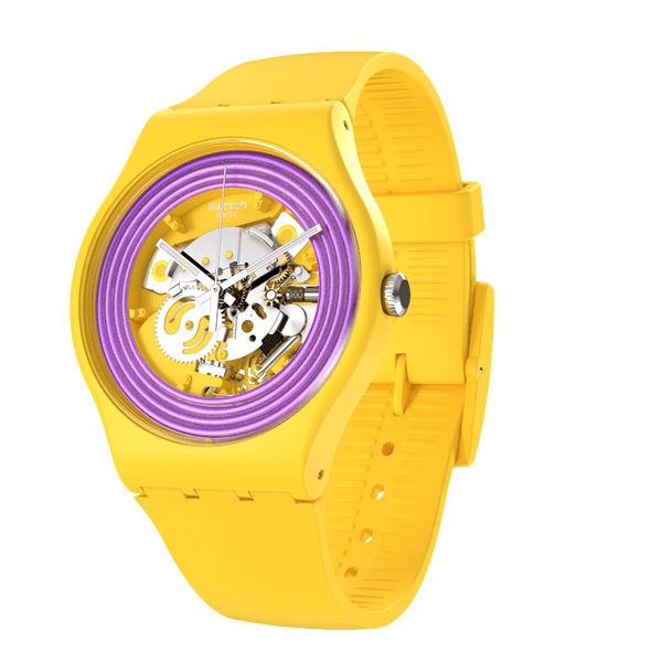 Orologio Purple Rings Yellow