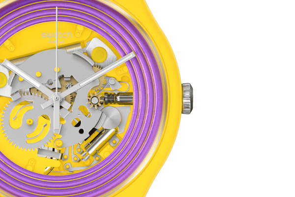 Orologio Purple Rings Yellow