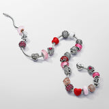 Charm Pavè Pietre Luminose Fucsia - Gioielleria Fondente