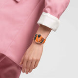 Orologio Barns-Graham's Orange and Red On Pink