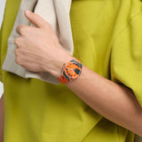 Orologio Barns-Graham's Orange and Red On Pink