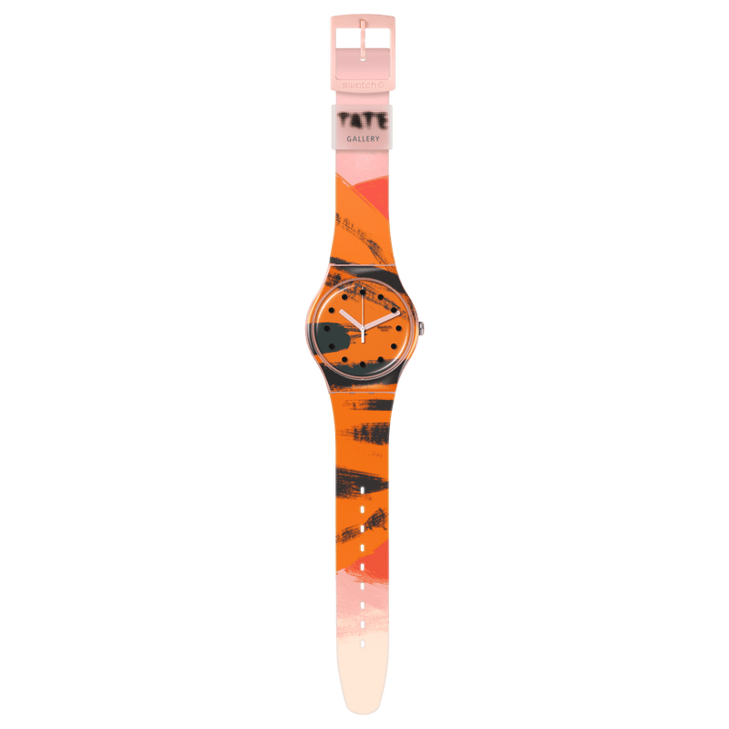 Orologio Barns-Graham's Orange and Red On Pink