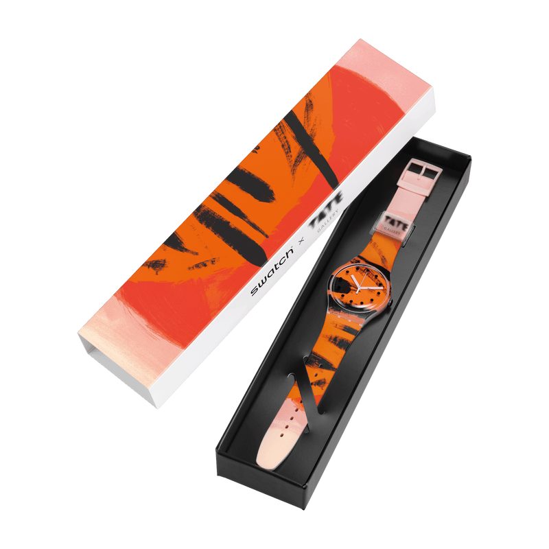 Orologio Barns-Graham's Orange and Red On Pink