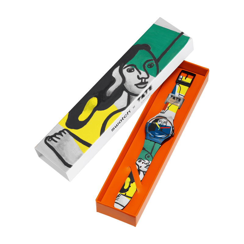 Orologio Leger's Two Women Holding Flowers