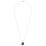Collana Lunga con Pendente Cuore Pavé - Gioielleria Fondente