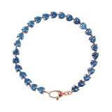 Bracciale Tennis con Cuori - Gioielleria Fondente