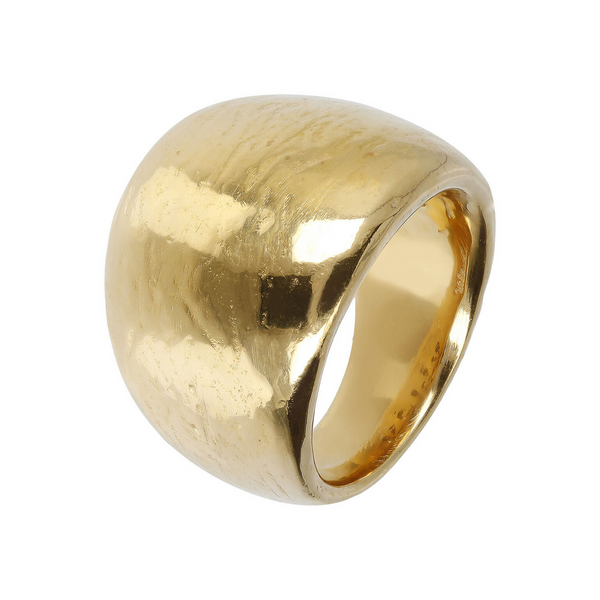 Anello a Fascia Graduato Martellato