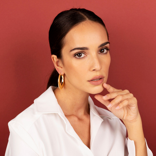 Orecchini a Cerchio Martellati