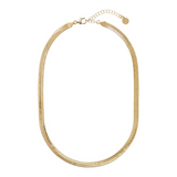 Collana Girocollo Catena Snake Piatta