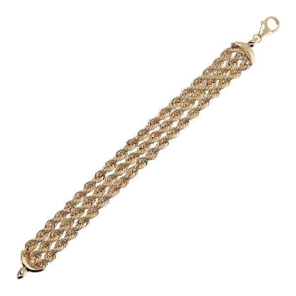 Bracciale Multifilo Maxi Catena Corda