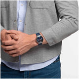 Orologio Blue Grid