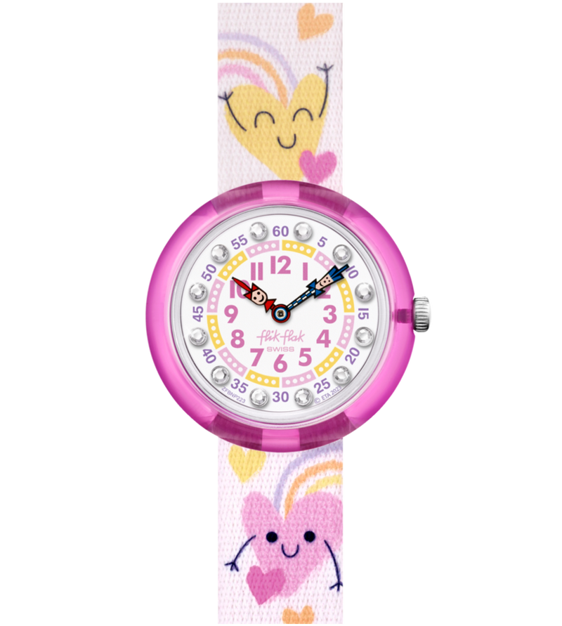 Orologio Bambino Flik Flak Bouncing Hearts