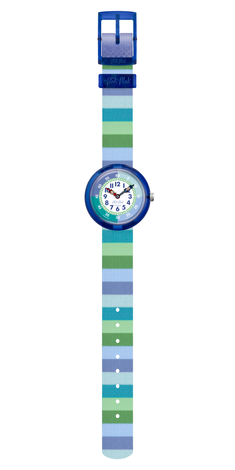 Orologio Bambino Flik Flak Stripy Green