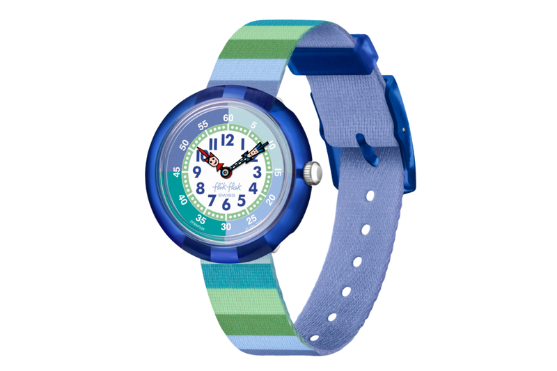 Orologio Bambino Flik Flak Stripy Green