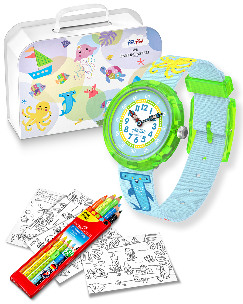 Orologio Bambino Flik Flak Color In Neon