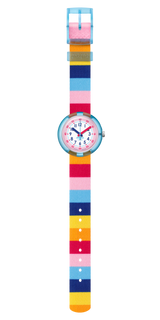 Orologio Bambino Flik Flak Stripy Pink