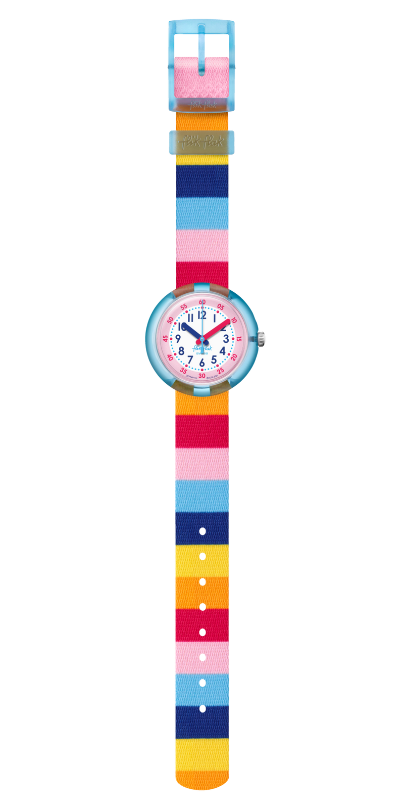 Orologio Bambino Flik Flak Stripy Pink