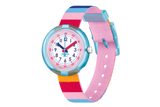 Orologio Bambino Flik Flak Stripy Pink