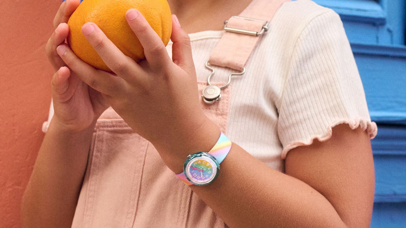 Orologio Bambino Flik Flak Liquid Rainbow