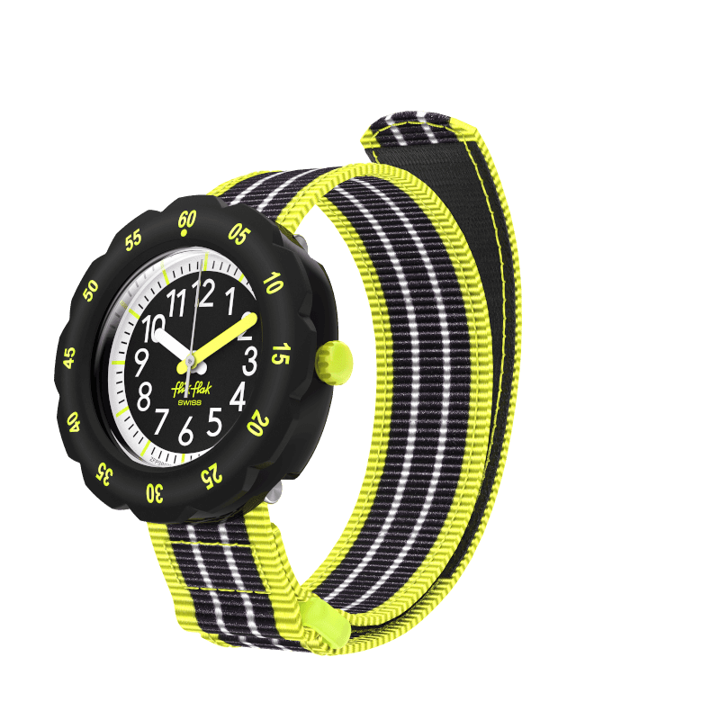 Orologio Bambino Flik Flak Loop in Neon