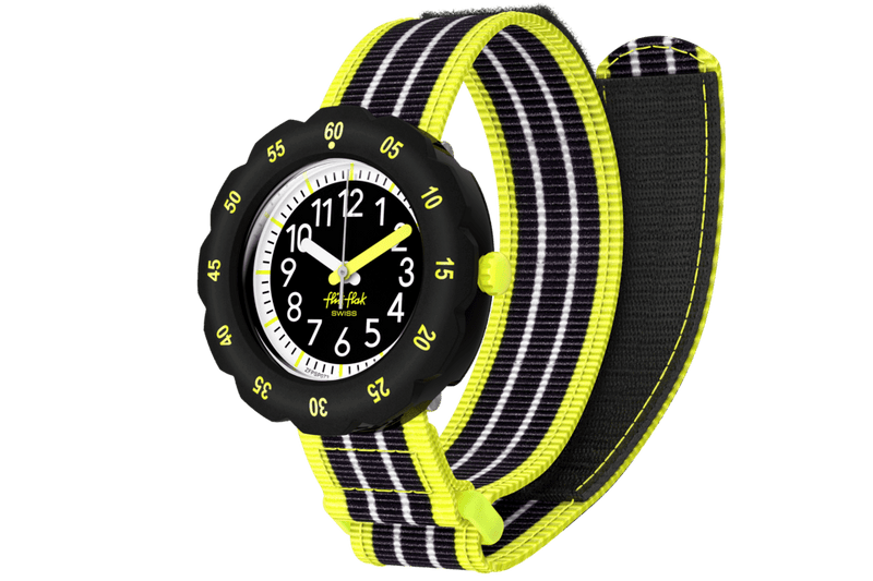 Orologio Bambino Flik Flak Loop in Neon