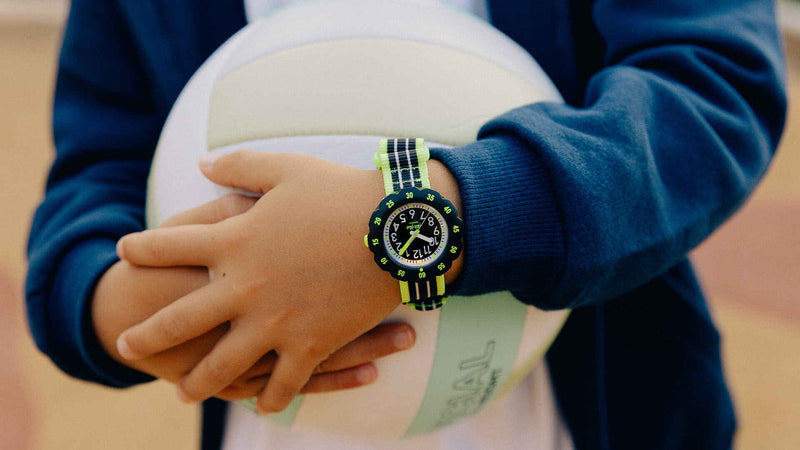 Orologio Bambino Flik Flak Loop in Neon