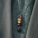 Occhio di tigre rosso rotondo grande - Gioielleria Fondente