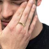 Anello a fascia bombato