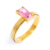 Anello con zircone baguette - Gioielleria Fondente