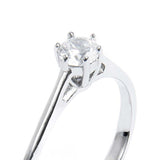 Anello solitario zircone 4.25mm
