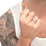 Anello solitario zircone 6.25mm