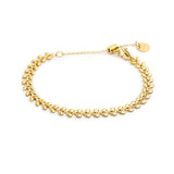 Bracciale catena a foglia chevron - Gioielleria Fondente