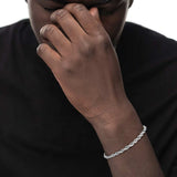 Bracciale catena corda 5mm - Gioielleria Fondente