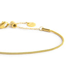 Bracciale catena snake quadrata