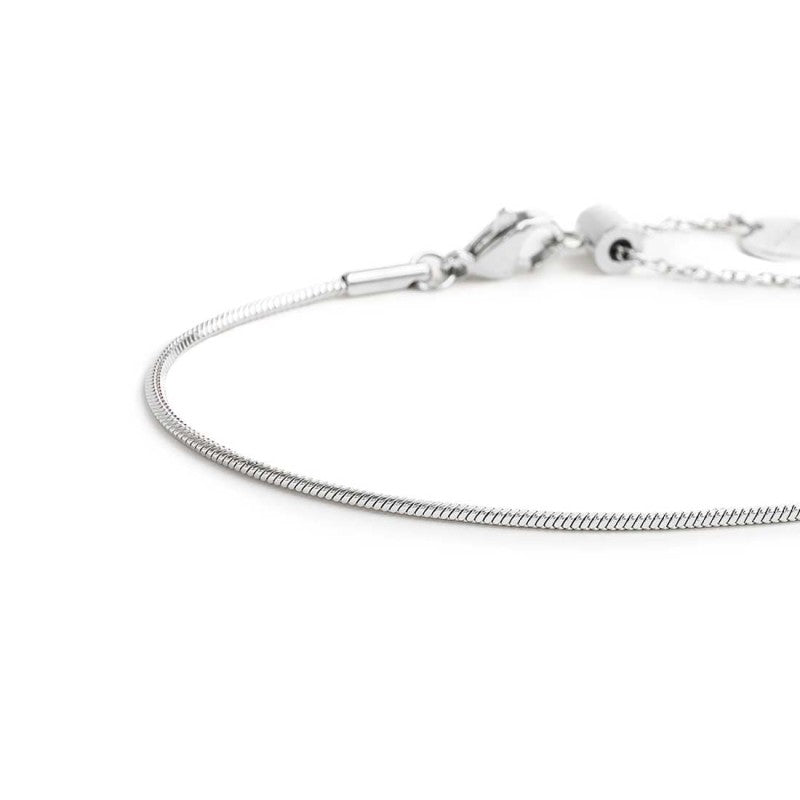 Bracciale catena snake quadrata
