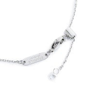 Bracciale cerchio con zirconi bianchi